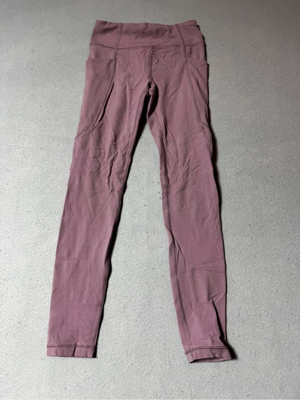 Athleta Girls' Mauve High-Rise Performance Leggings Medium 8-10
